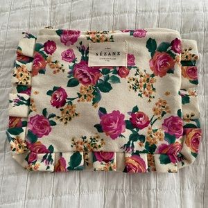 Sezane | Floral Makeup Pouch